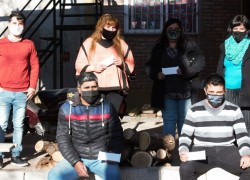 Entrega de microcréditos en Cosquín